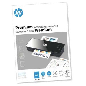 HP Premium A3 250 Micron Lamination Sheets 25 Units Clair - Publicité