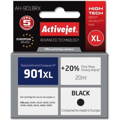 Activejet Cartouche D´encre Ah-901brx Black One Size unisex - Publicité Activejet Cartouche D´encre Ah-901brx Black One Size unisex - Publicité