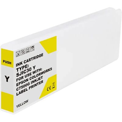 Generico Cartouches D´encre Compatibles Epson Sjic30p-c33s020642/sjic30p(y) Yellow One Size unisex - Publicité Generico Cartouches D´encre Compatibles Epson Sjic30p-c33s020642/sjic30p(y) Yellow One Size unisex - Publicité