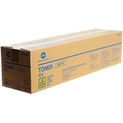 Konica Minolta Toner Tn-711y A3vu250 Yellow One Size - Publicité Konica Minolta Toner Tn-711y A3vu250 Yellow One Size - Publicité