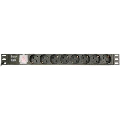 Gembird Multiprise Rack 8 Prises Eg-pdu-014-c14 1u Black One Size unisex - Publicité Gembird Multiprise Rack 8 Prises Eg-pdu-014-c14 1u Black One Size unisex - Publicité