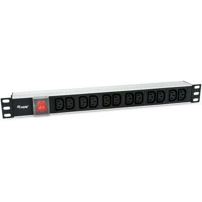 Equip Prise Multiple De Rack 1u 19 Pouces C13 Black One Size unisex - Publicité Equip Prise Multiple De Rack 1u 19 Pouces C13 Black One Size unisex - Publicité
