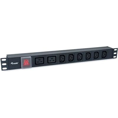 Equip Prise Multiple De Courant Pour Rack 19´´ 1u C13+ Black One Size unisex - Publicité Equip Prise Multiple De Courant Pour Rack 19´´ 1u C13+ Black One Size unisex - Publicité