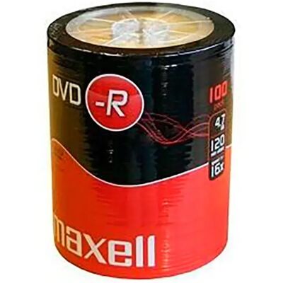 Maxell Dvd-r 275733.40.as Silver One Size unisex - Publicité Maxell Dvd-r 275733.40.as Silver One Size unisex - Publicité
