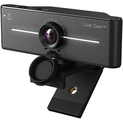 Creative Labs Webcam Live! 4k Black One Size unisex - Publicité Creative Labs Webcam Live! 4k Black One Size unisex - Publicité
