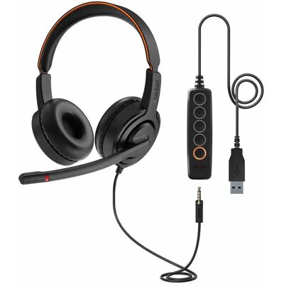 Axtel Casque Voip Voice Uc45 Stereo Black One Size unisex - Publicité Axtel Casque Voip Voice Uc45 Stereo Black One Size unisex - Publicité