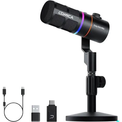 Comica Microphone Sans Fil Ejoy D10 Pro Black One Size unisex - Publicité Comica Microphone Sans Fil Ejoy D10 Pro Black One Size unisex - Publicité