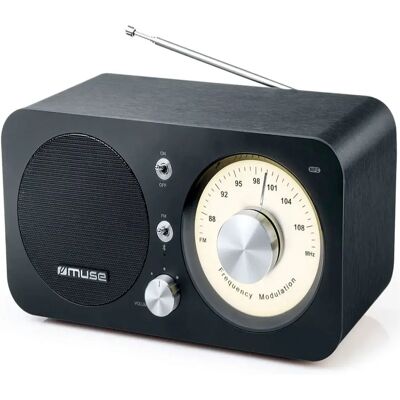 Muse Radio M-095bt Black One Size unisex - Publicité Muse Radio M-095bt Black One Size unisex - Publicité