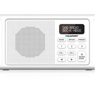 Blaupunkt Radio Portable Dr3wh White One Size - Publicité Blaupunkt Radio Portable Dr3wh White One Size - Publicité