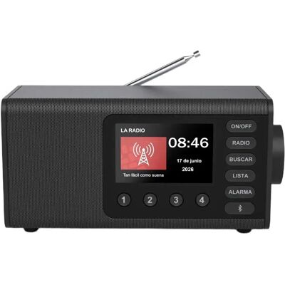 Hama Radio Numérique Dr1001 Black One Size unisex - Publicité Hama Radio Numérique Dr1001 Black One Size unisex - Publicité