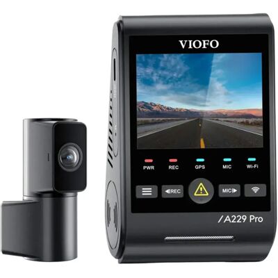 Viofo Caméra De Tableau De Bord A229 Pro Tele 4k & 2k Wifi Gps Black One Size unisex - Publicité Viofo Caméra De Tableau De Bord A229 Pro Tele 4k & 2k Wifi Gps Black One Size unisex - Publicité