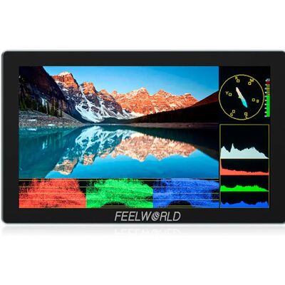 Feelworld P6X Moniteur de terrain pour DSLR 5,5 pouces Aluminium Écran tactile 4K HDMI - Publicité Feelworld P6X Moniteur de terrain pour DSLR 5,5 pouces Aluminium Écran tactile 4K HDMI - Publicité