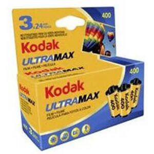 Kodak Bobine Ultra Max 400 Gc135-24-h 3 Pack Black One Size unisex - Publicité Kodak Bobine Ultra Max 400 Gc135-24-h 3 Pack Black One Size unisex - Publicité