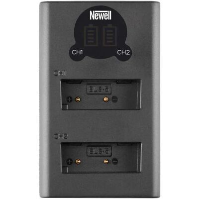 Newell Chargeur Double Dl-usb-c Pour Np-f550/770/970 Black One Size - Publicité Newell Chargeur Double Dl-usb-c Pour Np-f550/770/970 Black One Size - Publicité