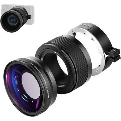Neewer Objectif Grand Angle Pour Sony Zv1 Black One Size unisex - Publicité Neewer Objectif Grand Angle Pour Sony Zv1 Black One Size unisex - Publicité