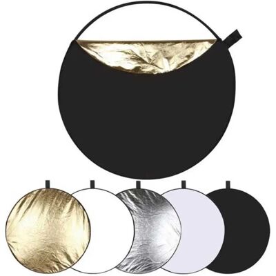 Puluz 5 En 1 + étui Panneau Réfléchissant 60 Cm Gold / Silver / White / Black / Translucent One Size - Publicité Puluz 5 En 1 + étui Panneau Réfléchissant 60 Cm Gold / Silver / White / Black / Translucent One Size - Publicité
