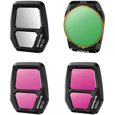 Sunnylife Ensemble De 4 Filtres D´objectif A3s-fi928 Pour Air 3s Grey One Size unisex - Publicité Sunnylife Ensemble De 4 Filtres D´objectif A3s-fi928 Pour Air 3s Grey One Size unisex - Publicité
