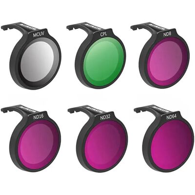 Sunnylife Filtre De Caméra De Drone Dji Neo Mcuv+cpl+nd8+nd16+nd32+nd64 Black One Size unisex - Publicité Sunnylife Filtre De Caméra De Drone Dji Neo Mcuv+cpl+nd8+nd16+nd32+nd64 Black One Size unisex - Publicité