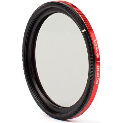 Filtre Anti-reflet CPL 49 mm par Moment - Filtres - Publicité Filtre Anti-reflet CPL 49 mm par Moment - Filtres - Publicité