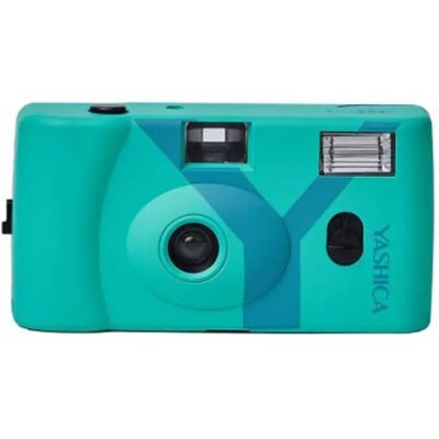 Yashica Appareil Photo Analogique Mf-1 Snapshot Art Turquoise One Size unisex - Publicité Yashica Appareil Photo Analogique Mf-1 Snapshot Art Turquoise One Size unisex - Publicité