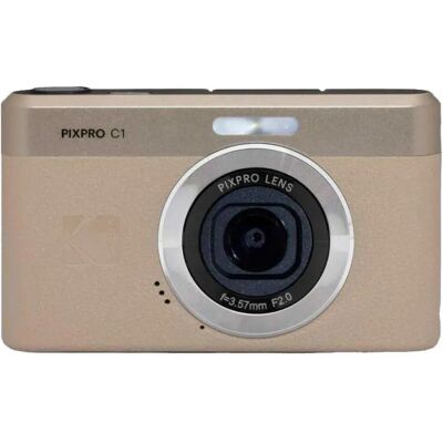Kodak Appareil Photo Compact Pixpro C1 Beige One Size unisex - Publicité Kodak Appareil Photo Compact Pixpro C1 Beige One Size unisex - Publicité