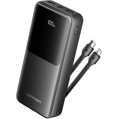 Powerbank Vention - 20000mAh - 22,5W - Noir - Publicité Powerbank Vention - 20000mAh - 22,5W - Noir - Publicité