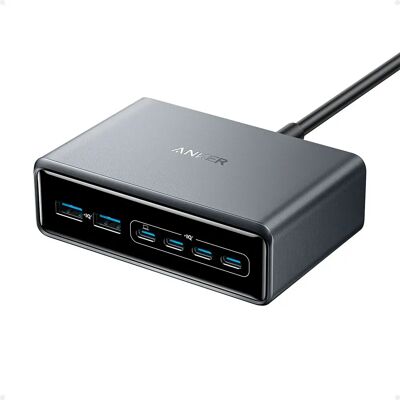 Chargeur multiports Anker Prime GaN 200W - Universel, Charge rapide - Publicité Chargeur multiports Anker Prime GaN 200W - Universel, Charge rapide - Publicité