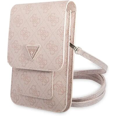 Guess Sac De Téléphone Avec Logo Triangle En Pu 4g Pink One Size unisex - Publicité Guess Sac De Téléphone Avec Logo Triangle En Pu 4g Pink One Size unisex - Publicité