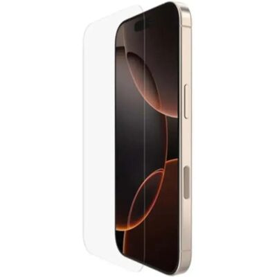 Protection d'écran Belkin UltraGlass 2 pour iPhone 16 Pro - Publicité Protection d'écran Belkin UltraGlass 2 pour iPhone 16 Pro - Publicité