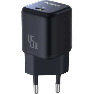 Baseus Chargeur Mural Usb-c Picogo Gan 45w Black One Size unisex - Publicité Baseus Chargeur Mural Usb-c Picogo Gan 45w Black One Size unisex - Publicité