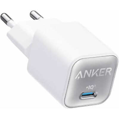 Anker A2698G21 - Chargeur Mur Rapide - Blanc - Publicité Anker A2698G21 - Chargeur Mur Rapide - Blanc - Publicité