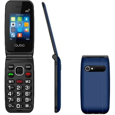 Qubo Téléphone Portable Neonw-bl 4g Blue One Size - Publicité Qubo Téléphone Portable Neonw-bl 4g Blue One Size - Publicité