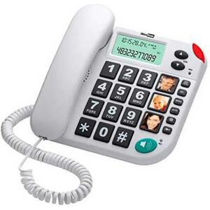 Maxcom Téléphone Fixe Kxt480 White One Size unisex
