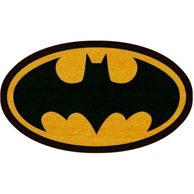 Dc Comics Logo Ovale Batman Black / Yellow One Size - Publicité Dc Comics Logo Ovale Batman Black / Yellow One Size - Publicité