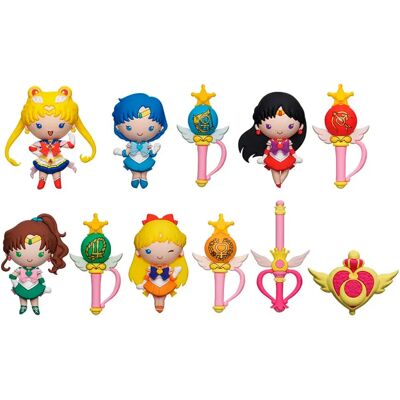 Monogram Présentoir De Clips Pour Sacs En Pvc 3d Série 7 Sailor Moon 24 Unités Multicolor One Size unisex - Publicité Monogram Présentoir De Clips Pour Sacs En Pvc 3d Série 7 Sailor Moon 24 Unités Multicolor One Size unisex - Publicité