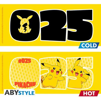 Abysse Tasse Pokemon Heat Change Yellow One Size - Publicité Abysse Tasse Pokemon Heat Change Yellow One Size - Publicité