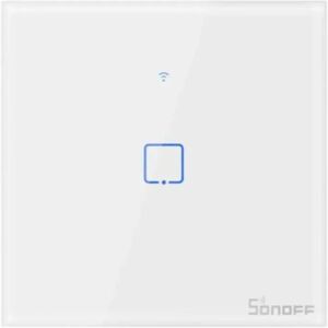 Sonoff Interrupteur Wifi Intelligent T0 Eu Tx 1 Canal White One Size unisex - Publicité Sonoff Interrupteur Wifi Intelligent T0 Eu Tx 1 Canal White One Size unisex - Publicité