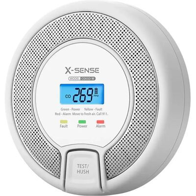 X-sense Détecteur De Fumée Co-3d-w White One Size unisex - Publicité X-sense Détecteur De Fumée Co-3d-w White One Size unisex - Publicité