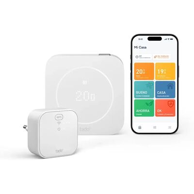 Tado Thermostat Intelligent Tastvx2 White One Size unisex - Publicité Tado Thermostat Intelligent Tastvx2 White One Size unisex - Publicité