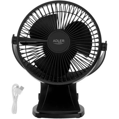 Adler Ventilateur Portable Ad_7342b Black One Size unisex - Publicité Adler Ventilateur Portable Ad_7342b Black One Size unisex - Publicité