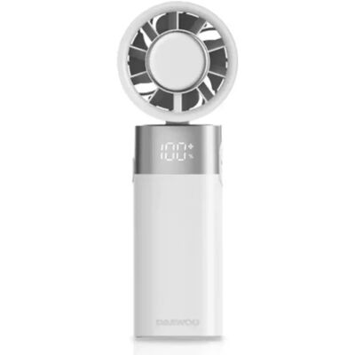 Daewoo Ventilateur De Poche Dw9013/80 Vitesses White One Size unisex - Publicité Daewoo Ventilateur De Poche Dw9013/80 Vitesses White One Size unisex - Publicité