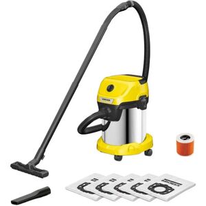 Karcher Aspirateur Wd 3 S V-17/4/20 Yellow / Stainless Steel One Size unisex