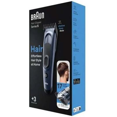 Braun Tondeuse à Cheveux Hc5350 Blue One Size unisex - Publicité Braun Tondeuse à Cheveux Hc5350 Blue One Size unisex - Publicité