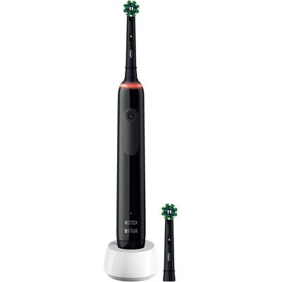 Oral-b Brosse à Dents électrique Pro 3 3000 Cross Action Jas 22 Black One Size unisex - Publicité Oral-b Brosse à Dents électrique Pro 3 3000 Cross Action Jas 22 Black One Size unisex - Publicité
