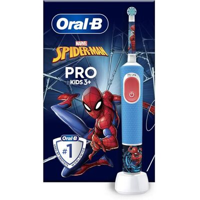 Oral-b Brosse à Dents électrique Vitality Pro Kids Spiderman Cls Multicolor One Size unisex - Publicité Oral-b Brosse à Dents électrique Vitality Pro Kids Spiderman Cls Multicolor One Size unisex - Publicité