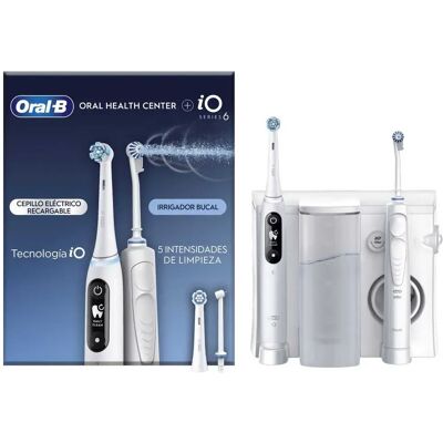 Brosse à dents électrique Oral-B iO6 & OxyJet et hydropulseur - Brosse électrique - Publicité Brosse à dents électrique Oral-B iO6 & OxyJet et hydropulseur - Brosse électrique - Publicité