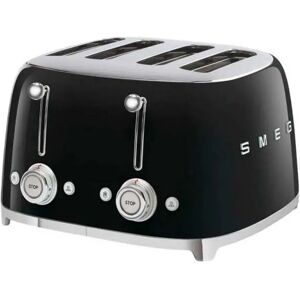 SMEG Grille-pain Tsf03 50s Style 4 Fentes Black One Size unisex - Publicité SMEG Grille-pain Tsf03 50s Style 4 Fentes Black One Size unisex - Publicité