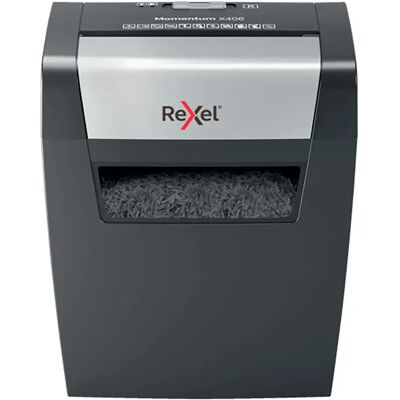 Rexel Déchiqueteuse Momentum X406 Black One Size unisex - Publicité Rexel Déchiqueteuse Momentum X406 Black One Size unisex - Publicité