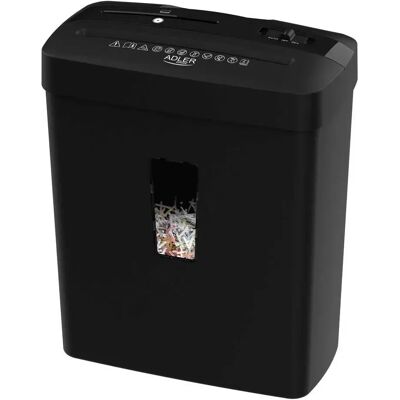 Adler Destructeur De Documents Ad1037 Black One Size unisex - Publicité Adler Destructeur De Documents Ad1037 Black One Size unisex - Publicité
