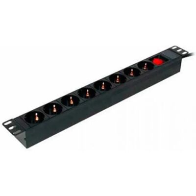 Phasak Multiprise 8 Socket With Switch Black One Size unisex - Publicité Phasak Multiprise 8 Socket With Switch Black One Size unisex - Publicité